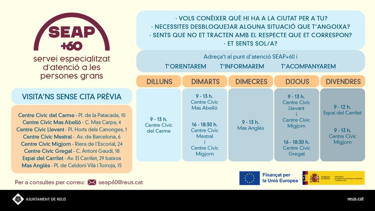 1.01.6.02 - Crear un servei d’informació municipal als casals de la gent gran.
