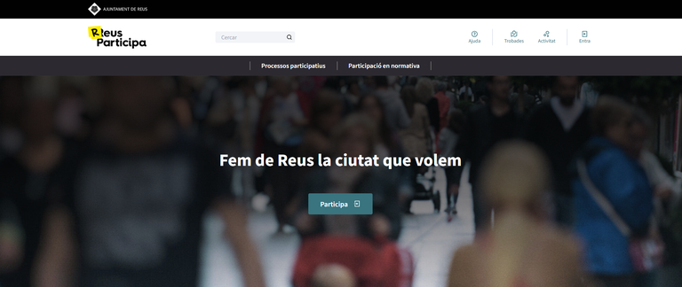 1.13.2.02 - Augmentar el nombre d’usuaris registrats a la plataforma en línia Reus Participa.