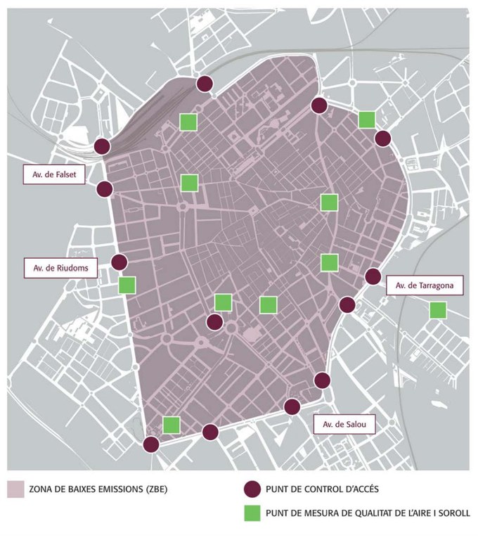 3.01.2.01 - Desplegar les infraestructures que garanteixin els objectius de la Zona de Baixes Emissions i el Pla de mobilitat urbana (PMU).